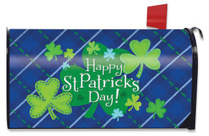 Happy Shamrocks Mailbox Cover - Briarwood